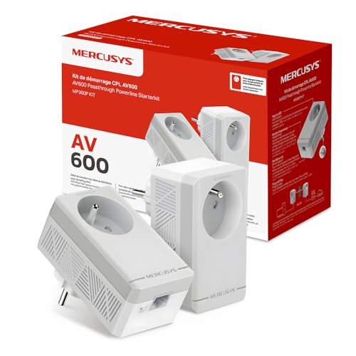 Mercusys MP300P KIT CPL 600Mbps con 1 porta e presa... - High-Tech & Électronique Amazon Italie à 44.44€