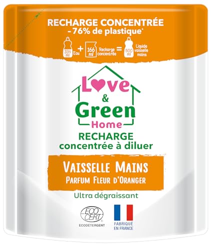 Love & Green Home Recharge concentrée à diluer de liquide... - Jardin & Extérieur en promo à 2.04€
