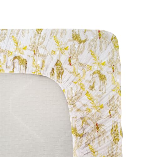 DOMIVA Jersey Fitted Sheet with Honey Moon Print 70 x 140 cm - Nouvelle promo Amazon à 29.43€