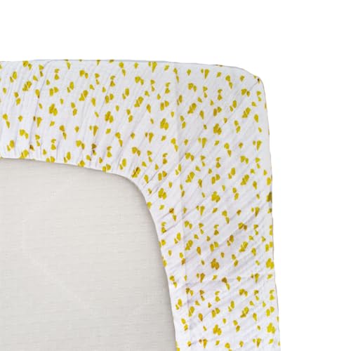 DOMIVA Jersey Fitted Sheet with Honey Moon Print - Savannah... - Nouvelle promo Amazon à 29.43€