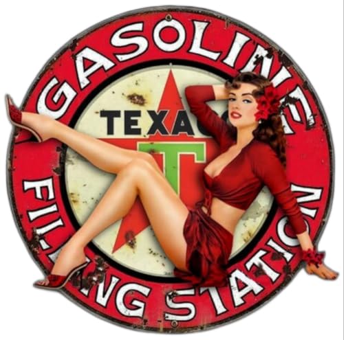 Piccolo adesivo pin up gasoline filling station adesivo 8 x... - Loisirs Créatifs Amazon Italie à 0.50€