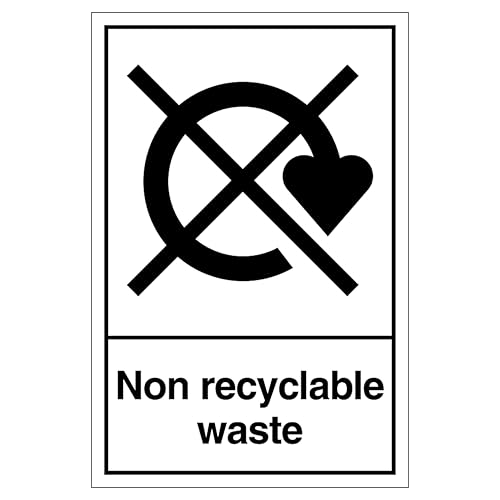 V Safety WRAP - Non Recyclable Waste 210 x 297 mm (A4)... - Maison & Cuisine Amazon Royaume-Uni à 2.39€