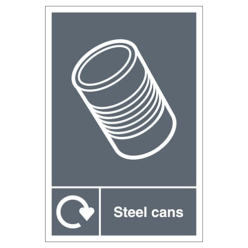 V Safety WRAP - Steel Cans Recycling 200 x 300 mm - Self... - Maison & Cuisine Amazon Royaume-Uni à 2.17€
