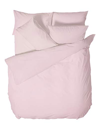 Bianca Plain Dyed Pink - Juego de edredón (240 x 220+65 x... - Jouets & Jeux en promo à 21.65€