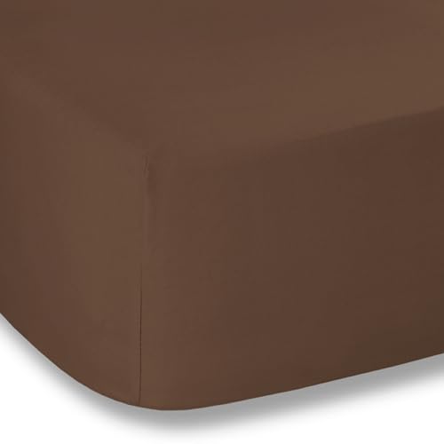 Plain Dyed Deep Spannbettlaken, 140 x 200 cm, Taupe - Home & Kitchen Amazon Germany à 13.03€