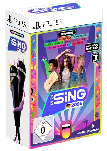 Let's Sing 2026 German Version [+ 2 Mics] (PS5) - Bon plan à 24.99€
