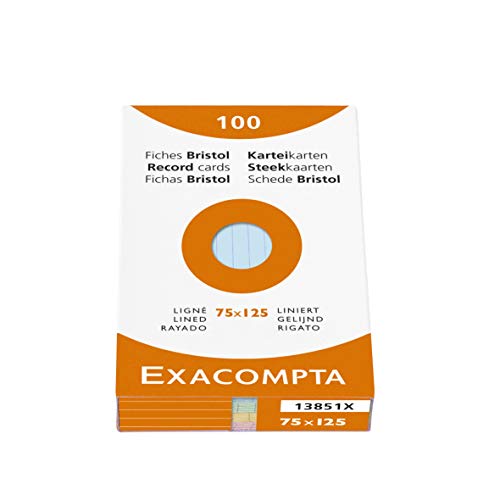 Exacompta - Rif. 13851X - Cartone da 10 custodie con 100... - Maison & Cuisine Amazon Italie à 16.85€