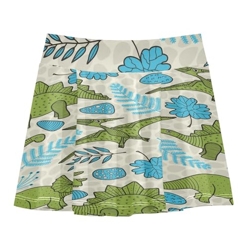 Mädchen-Skorts, niedlicher Dinosaurier-Blatt, Sportrock... - Sports & Fitness Amazon Allemagne à 17.18€