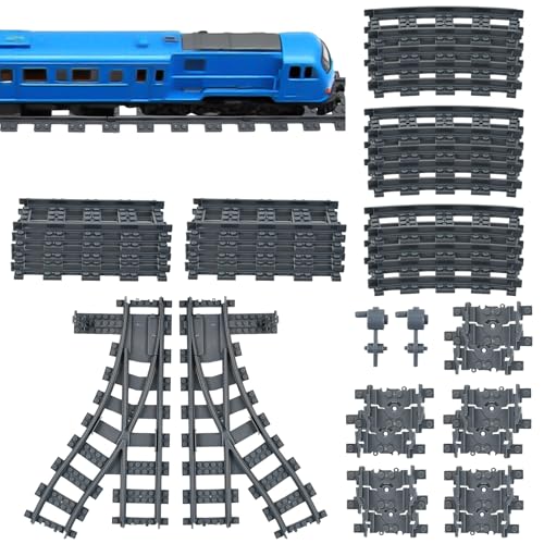 Huucozn 34 PCS Vías de Tren para Juguetes para Ciudad | Set... - High-Tech & Électronique Amazon Espagne à 13.65€
