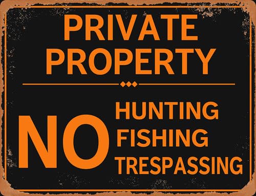 Cartello rustico con scritta "Private Property No Fishing... - Maison & Cuisine Amazon Italie à 1.72€