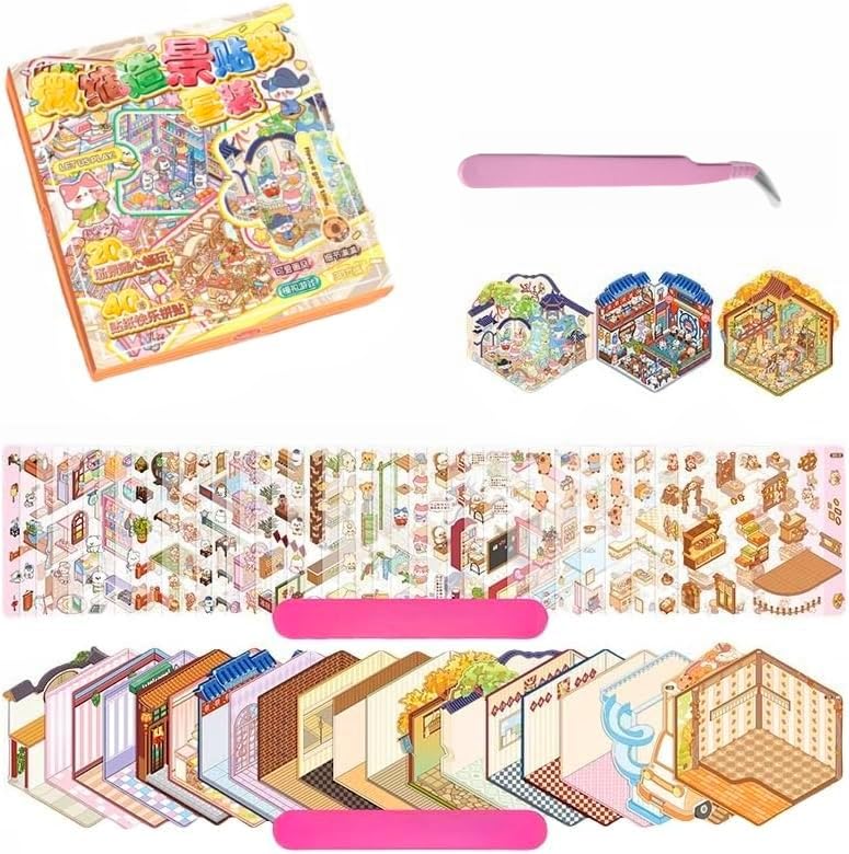 Luzhans Lot de 20 autocollants 3D pour enfants... - Jouets & Jeux Amazon France à 9.34€