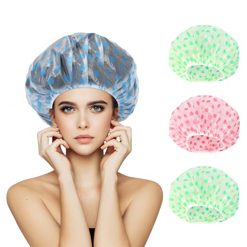 MOXYOY Lot de 4 bonnets de douche, imperméables pour... en promo à 5,51€ (-34%) sur Amazon FR