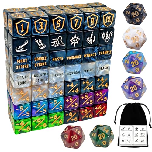 90 PCS MTG Counter Dice Set - AbilityKeyword Counters... - Jouets & Jeux Amazon Royaume-Uni à 11.25€