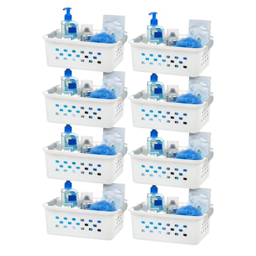 IRIS USA Plastic Basket, 8-Pack, Small, Shelves Storage... - Maison & Cuisine Amazon Royaume-Uni à 17.74€