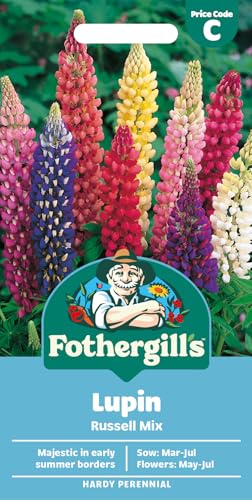 Fothergill's Lupin Russell Mixed Flower Seeds, 75 Seeds... - Jardin & Extérieur en promo à 1.34€