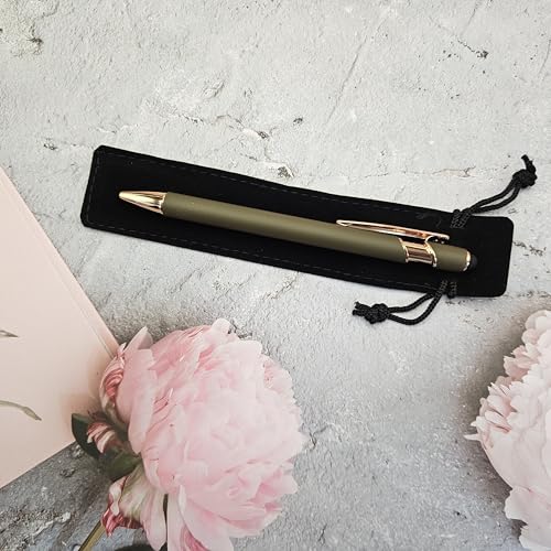 Custom pen personalised Pens, Free velvet pen case, Group... - Fournitures Bureau Amazon Royaume-Uni à 1.99€