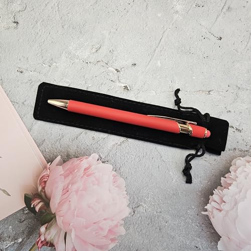 Custom pen personalised Pens, Free velvet pen case, Group... - Fournitures Bureau Amazon Royaume-Uni à 1.99€