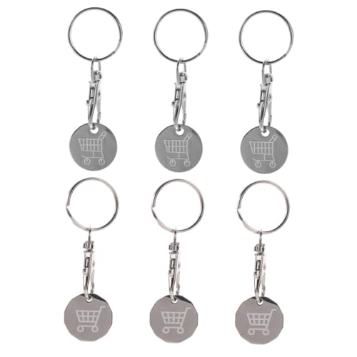 Didiseaon 6pcs Stainless Steel Keychain Trolley Coin... - Sports & Fitness Amazon Royaume-Uni à 5.49€