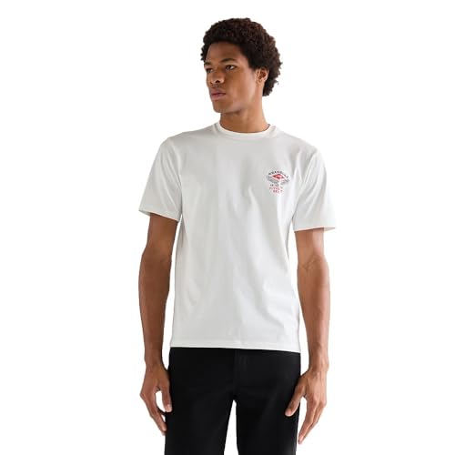 Wrangler Small Americana tee Camiseta, Worn White, S Hombres - Amazon Espagne à 12.00€