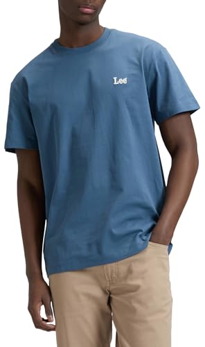 Lee SS Small Logo tee Camiseta, Azul Oscuro, XXL Hombres - Amazon Espagne à 12.00€