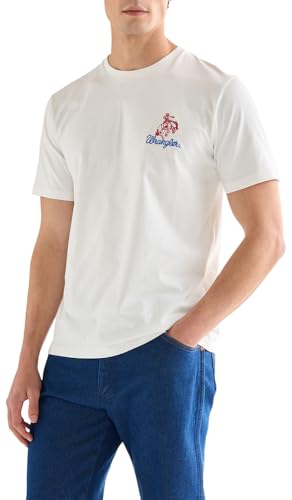 Wrangler, Camiseta para Hombre, diseño de Bordado - Amazon Espagne à 14.00€