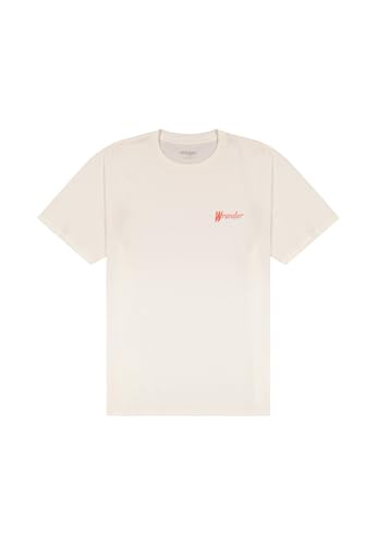Wrangler Graphic tee Camiseta, Worn White, L Hombres - Nouvelle promo Amazon à 16.00€