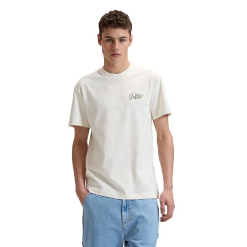 Lee Flag tee Camiseta, Natural, S Hombres - Nouvelle promo Amazon à 12.00€