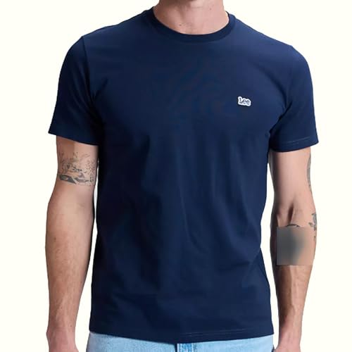 Lee SS Patch Logo Tee Maglietta, Blu Marino, S Uomini - Amazon Italie à 10.00€