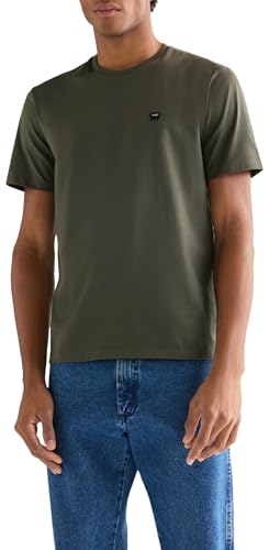 Wrangler Sign Off tee Camiseta, Azul Oscuro, L para Hombre - Nouvelle promo Amazon à 10.00€