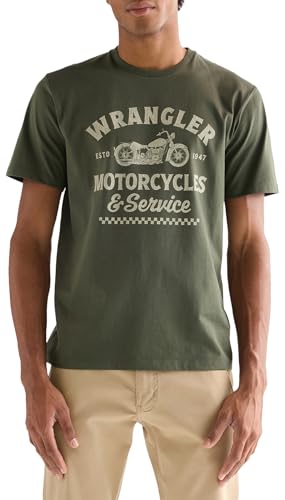 Wrangler, Camiseta para Hombre Americana tee - Amazon Espagne à 10.00€