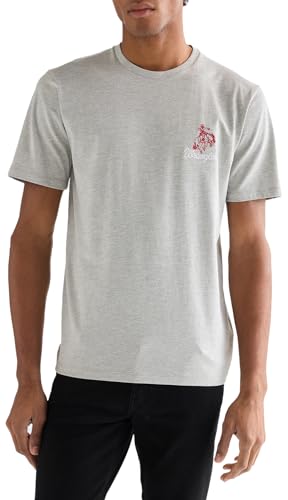 Wrangler Camiseta Bordada para Hombre, Color Gris Medio... - Amazon Espagne à 14.00€