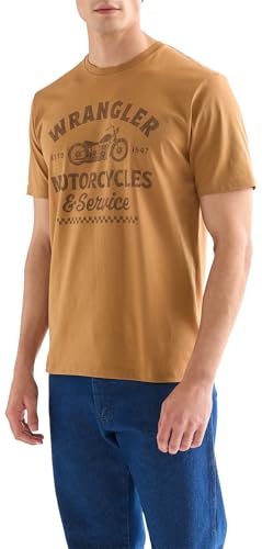Wrangler Americana tee Camiseta, marrón, 3XL Hombres - Amazon Espagne à 10.00€