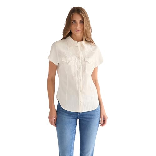 Wrangler SS Stylized Western Camiseta, Egret, XXL Mujeres - Amazon Espagne à 26.00€