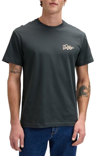 Lee Flag tee Camiseta, Negro Lavado, XL Hombres - Nouvelle promo Amazon à 12.00€