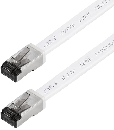 MAXTRACK Cat 8.1 Flat LAN Cable - TI56-5L, 40Gbps Network... - Amazon Royaume-Uni à 8.72€