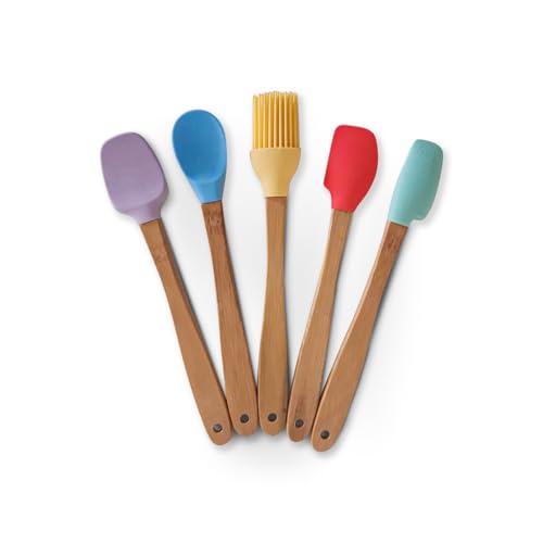 Lot de 5 mini ustensiles de cuisine multicolores en... - Maison & Cuisine Amazon France à 9.34€