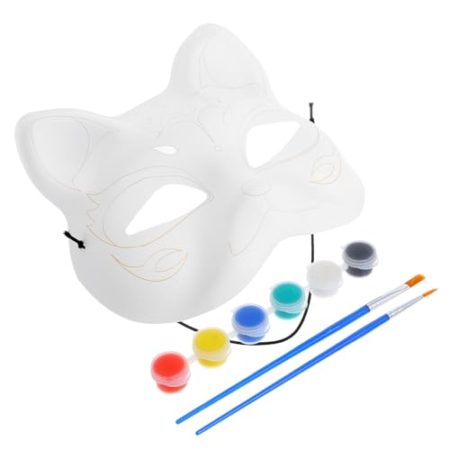 VALICLUD 1 ensemble Masque de Chat DIY à Peindre Kit... - Bricolage & Outils en promo à 6.79€