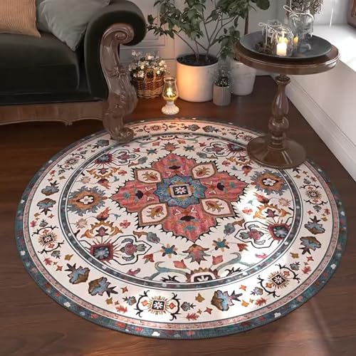 Tappeto vintage boho rotondo, lavabile, per soggiorno... - High-Tech & Électronique Amazon Italie à 21.94€
