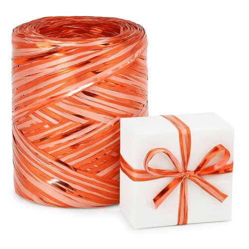 Gran Velada - Cinta de rafia naranja mate-metalizada 10 m |... - Loisirs Créatifs Amazon Espagne à 2.36€