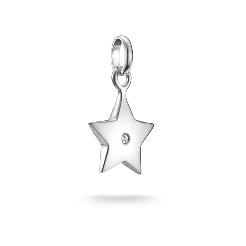 Thomas Sabo Pendentif Charm étoile avec pierre blanche... - Auto & Motorcycle Amazon France à 25.01€