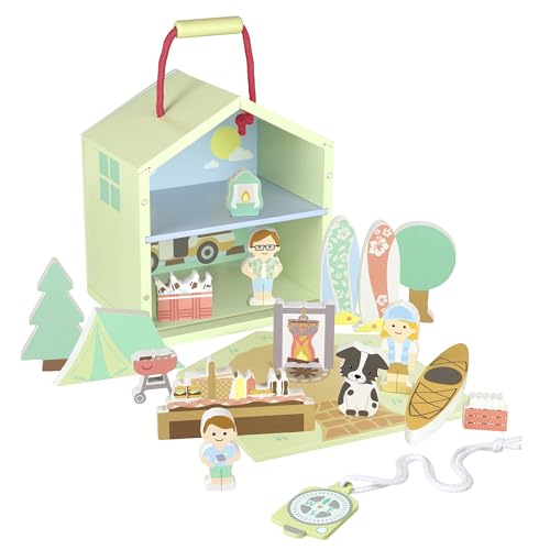 Orange Tree Toys Wooden Camping Play Set, 17 Pieces, Ages... - Toys & Games Amazon UK à 12.36€