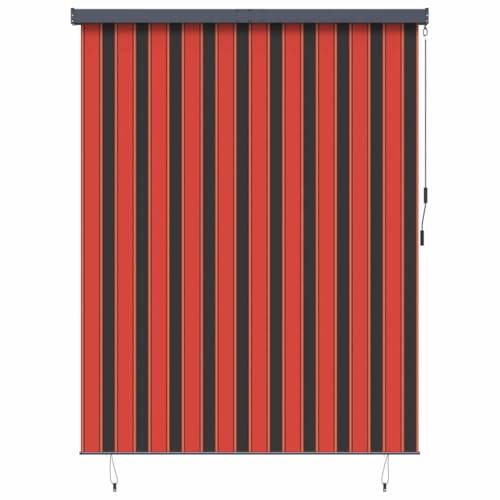 vidaXL Store Enrouleur avec des Rideaux Orange et Marron... - Maison & Cuisine Amazon France à 82.99€