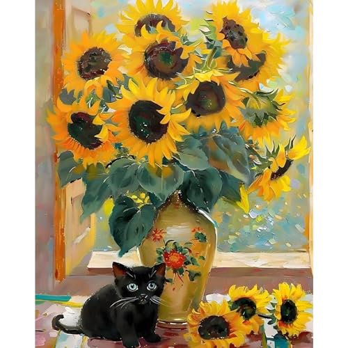 Camocin Art Peinture par numéros pour adultes tournesols... - Jouets & Jeux Amazon France à 8.29€