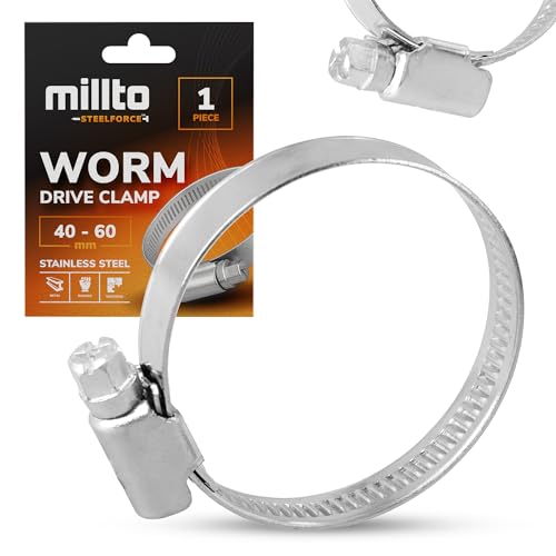 Millto Schlauchschelle Spannbereich 40-60 mm Schlauchklemme... - Bricolage & Outils Amazon Allemagne à 1.49€