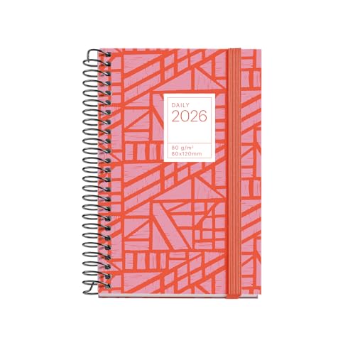 Miquelrius Tagesplaner 2026, klein und tragbar (80 x 120... - Bon plan à 4.60€