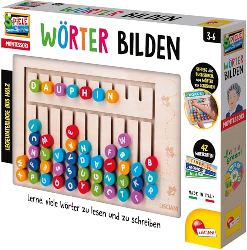 Lisciani - Montessori Crée des Mots - Lettres Jeu éducatif... en promo à 18,24€ (-45%) sur Amazon FR
