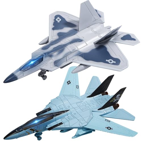 HOLYFUN Aviones de combate dobles F14 y F22 – Aviones de... - Jouets & Jeux Amazon Espagne à 14.92€