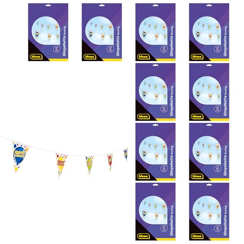 Idena 90358-Guirlandes Happy Birthday avec 20 pièces... - Jouets & Jeux Amazon France à 12.40€