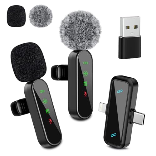 Bayanbulu Lot de 2 microphones sans fil pour iPad et... - Tech & Electronics Amazon France à 13.85€