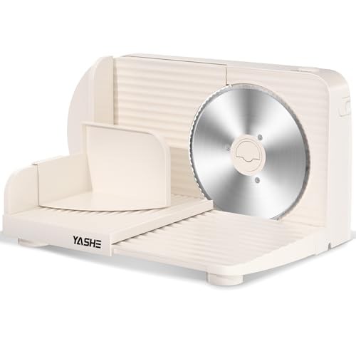 YASHE Affettatrice Elettrica Da Casa Pieghevole, 180W Con... - Maison & Cuisine Amazon Italie à 59.99€